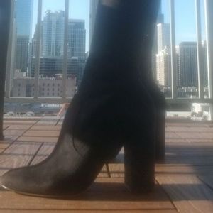 Aldo suede - over the knee - high heel boots,Maede